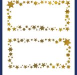 AVERY Zweckform Aufkleber Weihnachten, gold