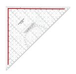 STANDARDGRAPH Geometrie-Dreieck, transparent 32,0 cm