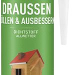 Sista Draussen Dichtstoff Allwetter Silikon transparent 280,0 ml