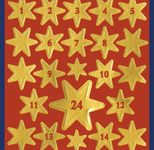 AVERY Zweckform Aufkleber Weihnachten, gold