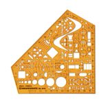 STANDARDGRAPH Zeichenschablone stano-Elektro 8191
