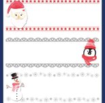 AVERY Zweckform Aufkleber Weihnachten, mehrfarbig