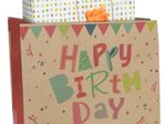 Idena Geschenktüte Geburstag Motiv 12,0 x 26,0 cm, 1 St.