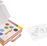 JOVI Bastelset Play & Fun Sand Painting Kit Transport mehrfarbig