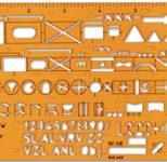 STANDARDGRAPH Zeichenschablone Taktische Zeichen NATO 8353