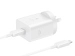 Samsung EP-T4511 45W USB-C Schnellladegerät mit Kabel 1,8m, weiß