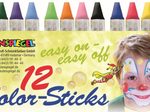 EULENSPIEGEL™ Kinderschmink-Set Color-Sticks, farbsortiert
