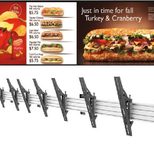 LG Menuboard 4x 43UL3J-M Digital Signage Display 108cm 43 Zoll inkl. Neomounts NMPRO-WMB4 Wandhalterung