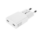 4smarts Netzladegerät PDPlug Slim Dual 30W GaN 2C, weiß