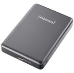 Intenso MW10000 magnetische kabellose Powerbank 10.000 mAh, Grau