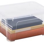 PAPERFLOW VIEW Aufbewahrungsbox 24,0 l transparent 44,0 x 34,0 x 22,5 cm, 1 St.