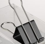 Gowi Foldbackklammer schwarz 6,0 cm, 1 St.