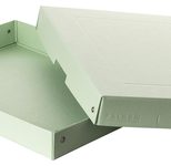 FALKEN PURE Aufbewahrungsbox 500 Blatt pastellgrün 24,0 x 32,0 x 4,0 cm, 1 St.