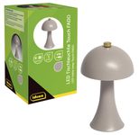 Idena LED Tischleuchte Fado grau