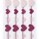 artoz Aufkleber 3D Herzgirlande, 6 St.