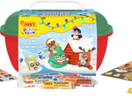 JOVI Modelliermassen Play & Fun Plastilina Christmas