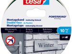 tesa doppelseitiges Klebeband Montageband POWERBOND Mauerwerk & Stein 19,0 mm x 5,0 m