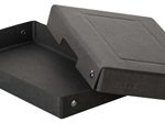 FALKEN PURE Aufbewahrungsbox 310 Blatt schwarz 12,0 x 18,5 x 2,5 cm, 1 St.