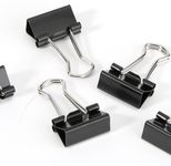 Gowi Foldbackklammern schwarz 1,5 cm, 12 St.