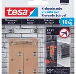 tesa Klebeschraube für max. 10,0 kg, 2,4 x 6,0 cm, 2 St.