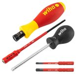 Wiha Drehmoment-Schraubendreher TorqueVario®-S electric PlusMinus/PZ 38074 5-tlg.