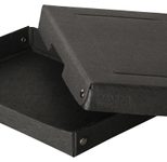 FALKEN PURE 190x130mm Aufbewahrungsbox 310 Blatt schwarz 14,0 x 20,0 x 2,5 cm, 1 St.