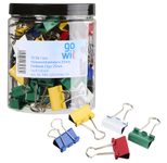 Gowi Foldbackklammern farbsortiert 2,5 cm, 70 St.