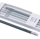 artoz Bleistift-Set weiß, grüntöne, 6 St.
