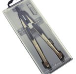 DONAU Schnellverstellzirkel 5500100-04, silber/schwarz, Ø 17,0 cm