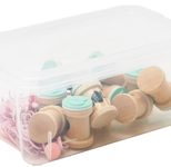 PAPERFLOW VIEW Aufbewahrungsbox 0,5 l transparent 15,0 x 9,1 x 6,3 cm, 1 St.