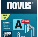 novus Tackerklammern Feindraht superhart 53/8