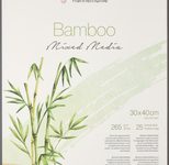 HAHNEMÜHLE Malblock Bamboo 30,0 x 40,0, 25 Blatt