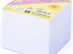 folia Notizzettel WHITE weiß 9,0 x 9,0 cm, 700 Blatt