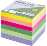 folia Notizzettel HAPPY VIBES bunt 9,0 x 9,0 cm, 700 Blatt