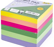 folia Notizzettel HAPPY VIBES bunt 9,0 x 9,0 cm, 700 Blatt