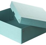 FALKEN PURE Aufbewahrungsbox 1250 Blatt pastellblau 24,0 x 32,0 x 10,0 cm, 1 St.