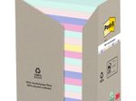 Post-it® Haftnotizen Recycling Notes, farbsortiert, 100 Blatt