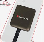 verbatim SnapBack 512 GB externe SSD-Festplatte schwarz