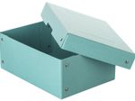 FALKEN PURE Aufbewahrungsbox 1250 Blatt pastellblau 18,0 x 25,0 x 10,0 cm, 1 St.