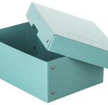 FALKEN PURE Aufbewahrungsbox 1250 Blatt pastellblau 18,0 x 25,0 x 10,0 cm, 1 St.