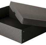 FALKEN PURE Aufbewahrungsbox 14,0 l schwarz 32,0 x 44,0 x 10,0 cm, 1 St.