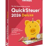 LEXWARE QuickSteuer Deluxe 2026 (für das Steuerjahr 2025) Software Vollversion (PKC)