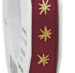 PRÄSENT Geschenkband, 15 mm x 20 m bordeaux