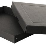 FALKEN PURE Aufbewahrungsbox 500 Blatt schwarz 24,0 x 32,0 x 4,0 cm, 1 St.