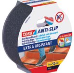 tesa Anti-Rutsch-Band Extra Resistant 50 mm x 5 m, schwarz