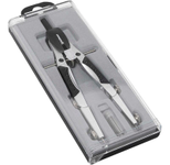 DONAU Geometriezirkel 5500100-03, silber/schwarz, Ø 17,0 cm
