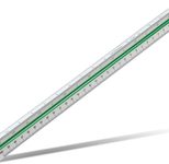 STANDARDGRAPH Dreikantlineale Architekt 9411 30 Centimeter