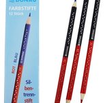 DONAU Silbenstifte, blau/rot