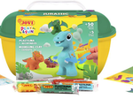 JOVI Modelliermassen Play & Fun Plastilina Jurassic