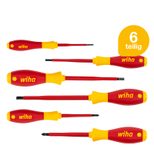 Wiha Schraubendreher-Set SoftFinish® electric SL/PZ 25477 6-tlg.